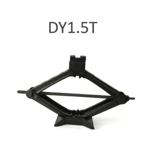1.5 Ton Scissor Jack Heavy Duty Steel Car Jack 105-340mm Lifting Range Auto Emergency Lift Tool Factory Export