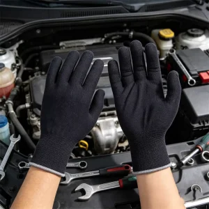 10 Gauge Polyester Acrylic Knitted Thermal Safety Gloves For Winter Industrial Work