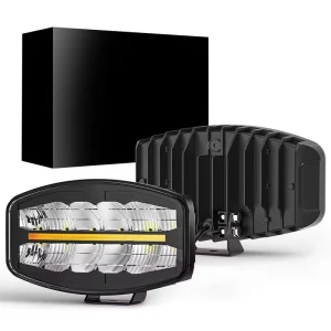 10-inch LED Work Light 12-24V 50W CE Certified European Truck Retrofitting IP67 Waterproof Model