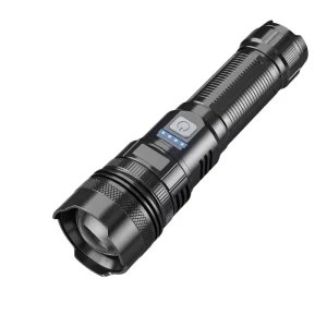 1000 Lumens Torch in Stock USB C with Power Bank Rechargeable Waterproof LED Zoomable Tactical Flashlights
