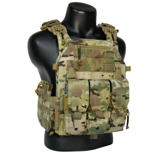 1000D Nylon Durable Camouflage Plate Carrier Chaleco Tactico Security Vest Molle Tactical Vest with Mag Pouches