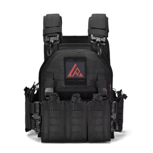 1000D Nylon Oxford Fabric Waterproof Safety Black Tactical Gym Hunting Vest