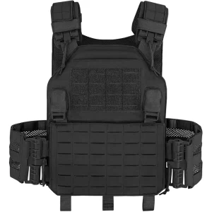 1000D Quick Release MOLLE Vests Training Outdoor Mens Cordura Modular Black Plate Carrier Tactical Vest for Men