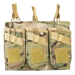 1000D Tactical Vest with Triple Magazine Pouch Outdoor Gear Camouflage Durable Nylon PC Material Oxford Magazine Bag