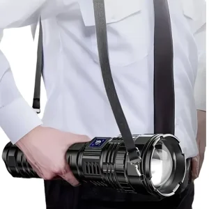 1000W Built in Battery Flash Light Emergency Spotlights 9km 990000000LM Most Powerful Tactical Torch 15000mah Safety Product