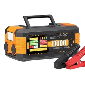 10080A Peak 84000mAh 1440CCA Car Battery Jump Starter 12V 24V Motorcycle Large Diesel Engines 16L Mining Dump Trucks Booster