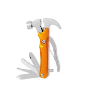 11 in 1 Multi Tool Claw Hammer Folding Aluminum Handle with Pliers Knife Saw Screwdriver File Outdoor Camping Emergency Car Kit