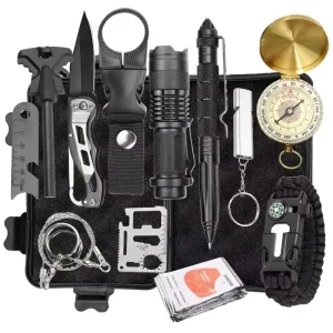 12 in 1 Waterproof Portable Survival Kit Outdoor Emergency Tools Camping EDC Gear 5L Capacity Survival Equipment