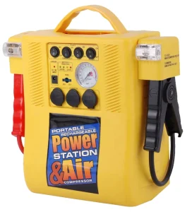 12V 17Ah Jump Starter Car Power Station with Air Compressor Emergency Tool for 911