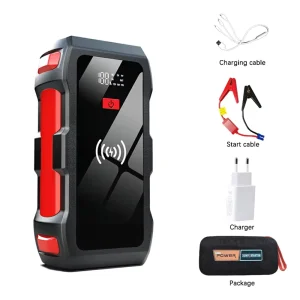 12v Battery Booster Jump Starter Emergency Tool Kit with Booster Cable Portable Car Power Bank 12 Months Warranty