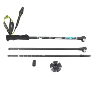 135cm 3 section Aluminum Trekking Poles Lightweight Modern EVA Folding Hiking Nordic Walking Stick Adjustable Mountain climbing