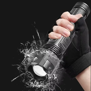 1600 LED High Brightness Aluminum Alloy Flashlight P70 Searchlight Outdoor Emergency Long Range Zoomable