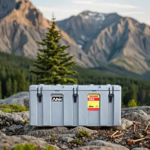 160L Custom Rotomolded PE Portable Box Supplies Storage Bin Transport Emergency Readiness Instrument Case Pickup Truck Tailgate