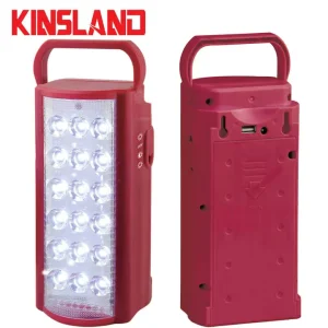 18PCS 5W IP55 Waterproof 6V 4500Mah Lead Acid Battery Rechargeable 6000K Daylight LED Lantern Searchlight 30000 Hours Lifespan