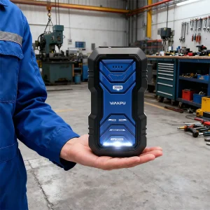 2000A Peak Portable 12V Car Jump Starter 16000mAh Multifunctional Emergency with SOS Strobe LED Light for Gas Diesel Cars