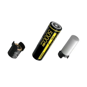 21700 5000mAh 3.7V Li ion Rechargeable Battery Positive Negative Same End for Camping Power Bank Portable Emergency Light