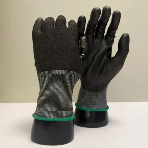 24G High-Grip A4 Cut-Resistant PU Industrial Safety Gloves for Construction Rebar Handling Factory Direct