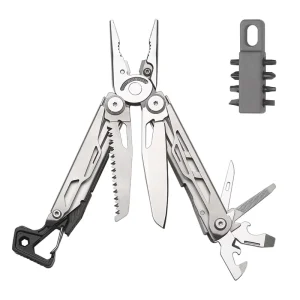 25-in-1 Compact Pocket Multi-tool Pliers Foldable Stainless Steel Tool with Multiple Functions for Daily and Emergency