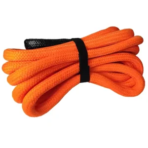 25mm X 9m Kinetic Recovery Rope Double-Braided Nylon Snatch Strap Emergency Tool Kit for Car Emergency Towing