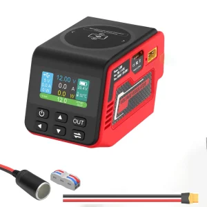 300W DC 2-30V Voltage Regulator for Milwaukee 18V Battery Output Voltage 2-30V Adjustable PD 3.0 100W Fast Charging XT60
