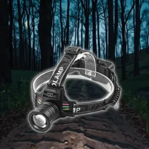 30W 1000 Lumen Digital Display LED Headlamp Waterproof Hiking Flashlight for Outdoor Camping Torch Sensor 1000m Battery Life