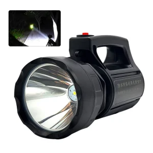 40W Rechargeable LED Searchlight 100-200m Lighting Distance Multipurpose Outdoor Waterproof Portable Light for Patrol Hunting