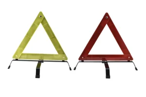 43cm Warning Triangle Emergency Safety Tool for Cars Reflective Folding Sign Plastic Feet German Roadside Warning Caution