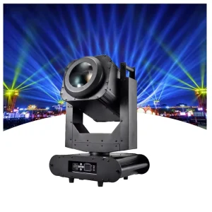 461W Waterproof IP65 Outdoor Dome Moving Head Light with DMX512 Control 8000K Sky Beam Searchlight Aluminum Alloy Construction