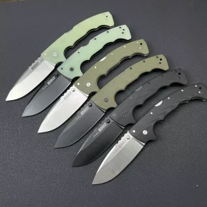 50 MAX S35V Blade G10 Handle Portable Pocket Folding Knife Outdoor Camping Hiking Hunting Tactical Survival Multi Tool