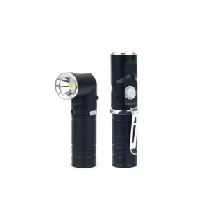 500LM USB Rechargeable Multifunction Mini Flashlight Waterproof Aluminium LED 5000K Daylight Emergency Use Portable