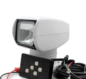 50w 7inch Led Search Light Remote Control Vehicle Mounted Light Marine Spotlight Magnetic 12v Boat Light