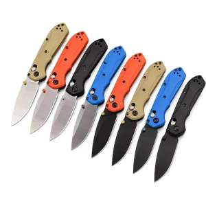 565 Mini Freek D2 Steel Folding Knife Nylon Fiber Handle Axis Lock Tactical Camping Survival Pocket Knife Lightweight EDC Tool