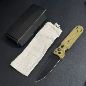 5CR13MOV Steel Folding Pocket Knife Non Slip Handle Drop Point Blade Outdoor Camping Hiking Fishing Survival OEM Custom