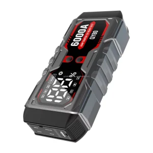 6000A Car Jump Starter Emergency Power Supply for 12V Car SUV Truck Built in LED Flashlight and USB Fast Charging