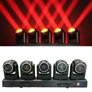 600W RGBL Beam Moving Head Light 360° Infinite Rotation 3 30° Zoom DMX512 Stage Wash Light for DJ Disco Wedding Event