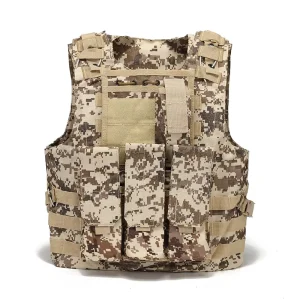 600d Nylon Durable Tactical Vest Outdoor Training Cs Survival Equipment Camouflage Clothes Vest