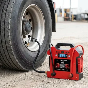 80000mAh Heavy Duty 12V 24V Car Jump Starter LiFePO4 Battery Booster 16 Cells Portable Emergency Jumper Pack Truck Device