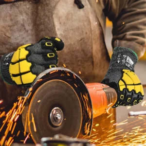 A6 Anti-Cut Mechanic Impact-Resistant Industrial Work Gloves