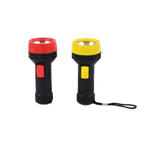 AA Battery Powered ABS Body Super Brightness LED Torch Flashlight for Emergency Use