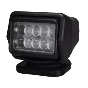 ABS LED Searchlight 50W Bow Light 10V 30V DC Marine Spotlight 360 Degree Flexible Search Light