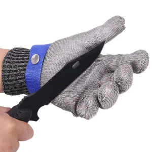 ANSI ISEA Cut Level 9 Anti Cut for Rustproof Abrasion Tear Resistant Anti Impact Adjustable Wristlet Breathable Gloves