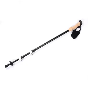 Adjustable Folding Aluminum Modern Walking Cane Stick Rubber Tip Comfortable Trekking Pole for Hiking Climbing Outdoor