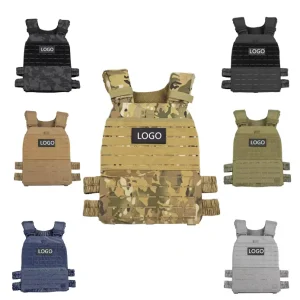 Adjustable Nylon Tactical Weight Vest for Training and Gym Use 20KG Capacity 37x34CM with Packaging