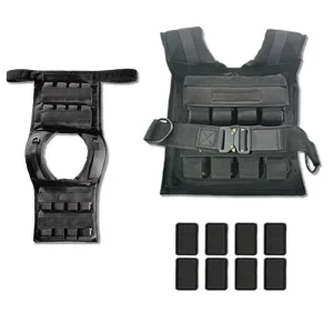 Adjustable Tactical Adult Fitted Breathable Polyester Weight Vest Sports Training Compression Sensory Outdoor Portable