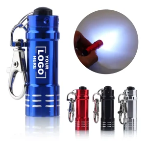 Aluminum Alloy 3LED Mini Flashlight Keychain 3 LED Pocket Torch Waterproof Flashlight