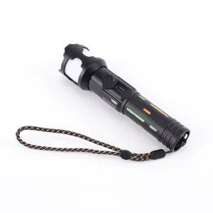 Aluminum Alloy High Power LED Flashlight Outdoor Long Range Rechargeable Torch with Multi Functional Modes