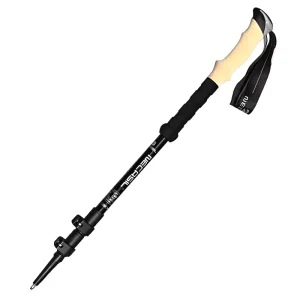 Aluminum Alloy Three section Foldable Trekking Walking Stick Hiking Stick Trekking Pole