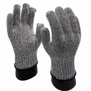 Anti-Cut Glove Liner with HPPE and Stainless Steel, Breathable