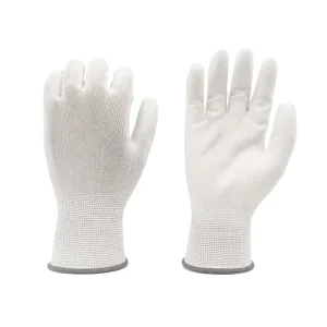 Anti Slip High Wear Resistance PU Gloves Non Slip PU Coated Work Gloves for Construction and Heavy Duty Use