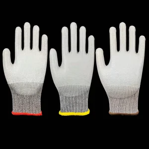 Anticut PU Coated Cut Resistant Gloves Level 5 Anti Cut Gloves Work Safety Construction Anti cut Gloves